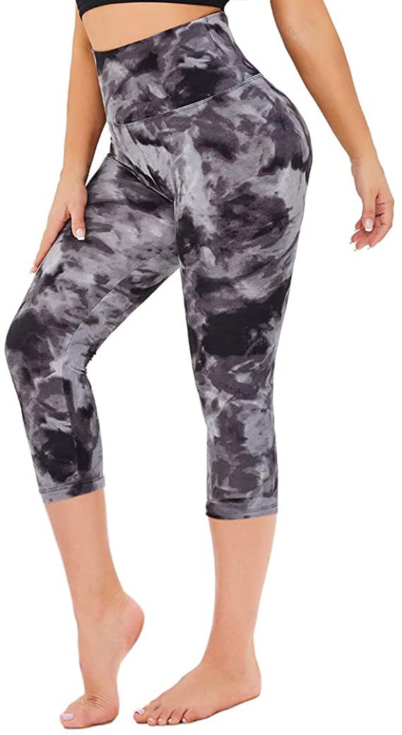 Gecroppte High-Rise Print Leggings – USA-Flaggen-Print Patriotische Trainingshose – 19 Styles