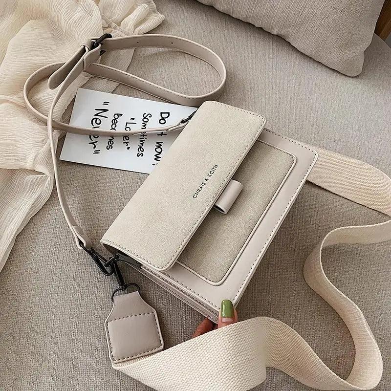Luxuries Mini PU Leather Flap Bags For Women Ladies Shoulder Handbags - Female Trendy Cross Body Mobile Phone Bag