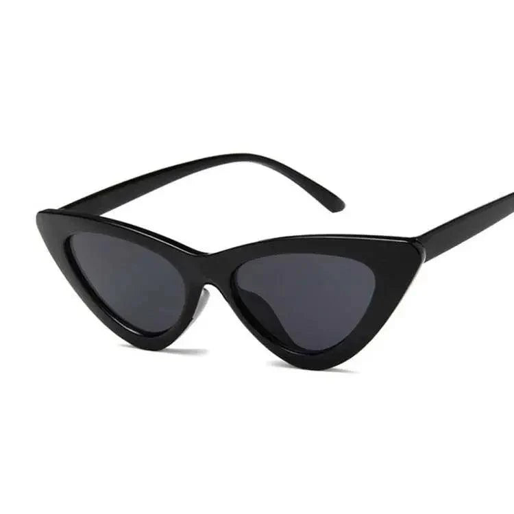 Modern Vintage Cateye Sunglasses Cool Women Retro Small Cat Eye Sun Glasses Elegant Designer Colorful Eyewear For Female Polarised Cat Eye Sunglasses for Women, 100% UV Protection Retro Narrow Pointy Cateye Womens Sunglasses
