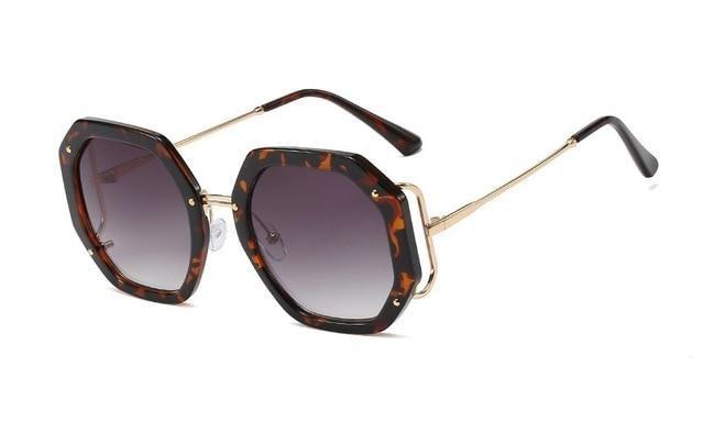 Oversize Irregular Frame  Branded Design & Luxury Style Sunglasses For Men & Women Fashionable Attractive Shade Vintage Glasses For Men & Women