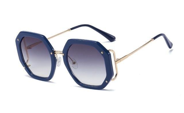 Oversize Irregular Frame  Branded Design & Luxury Style Sunglasses For Men & Women Fashionable Attractive Shade Vintage Glasses For Men & Women