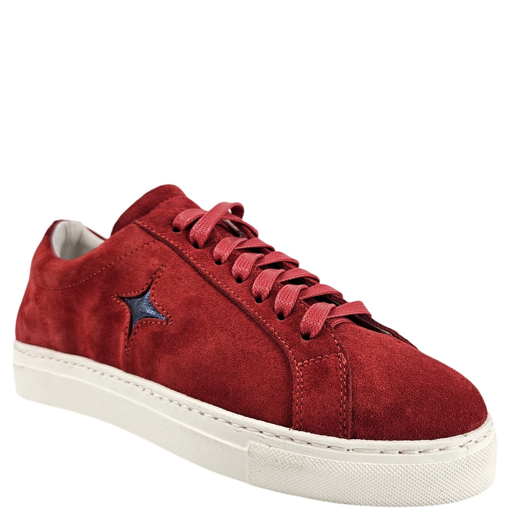 Red Suede Sirius Star Damen-Sneaker