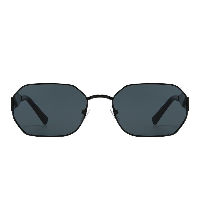 Vintage Narrow Frame Sunglasses – Retro Chic Accented Lenses for Women (MAC262)