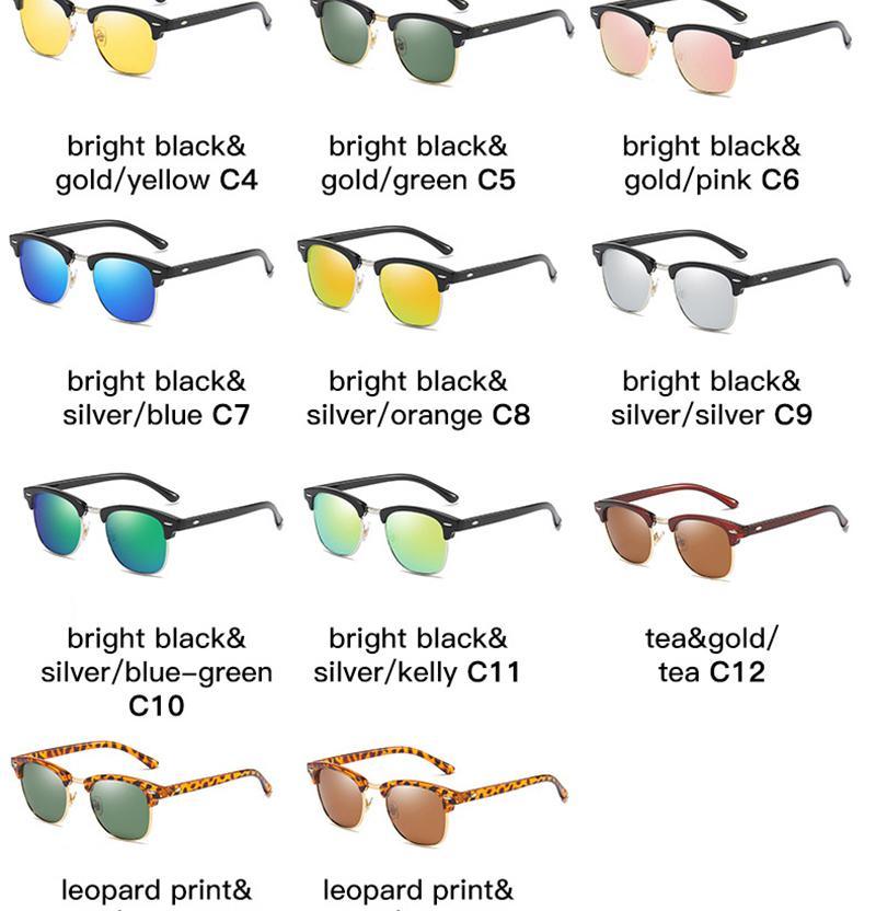 Vintage Polarized Sunglasses for Men & Women Retro Square