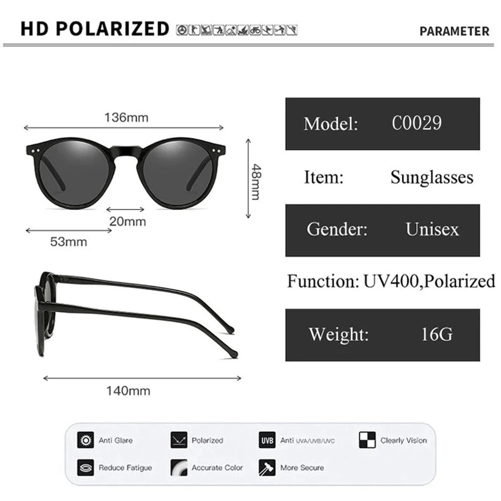 Women's Polarized Cat Eye Sunglasses | UV Protection with Stylish Design